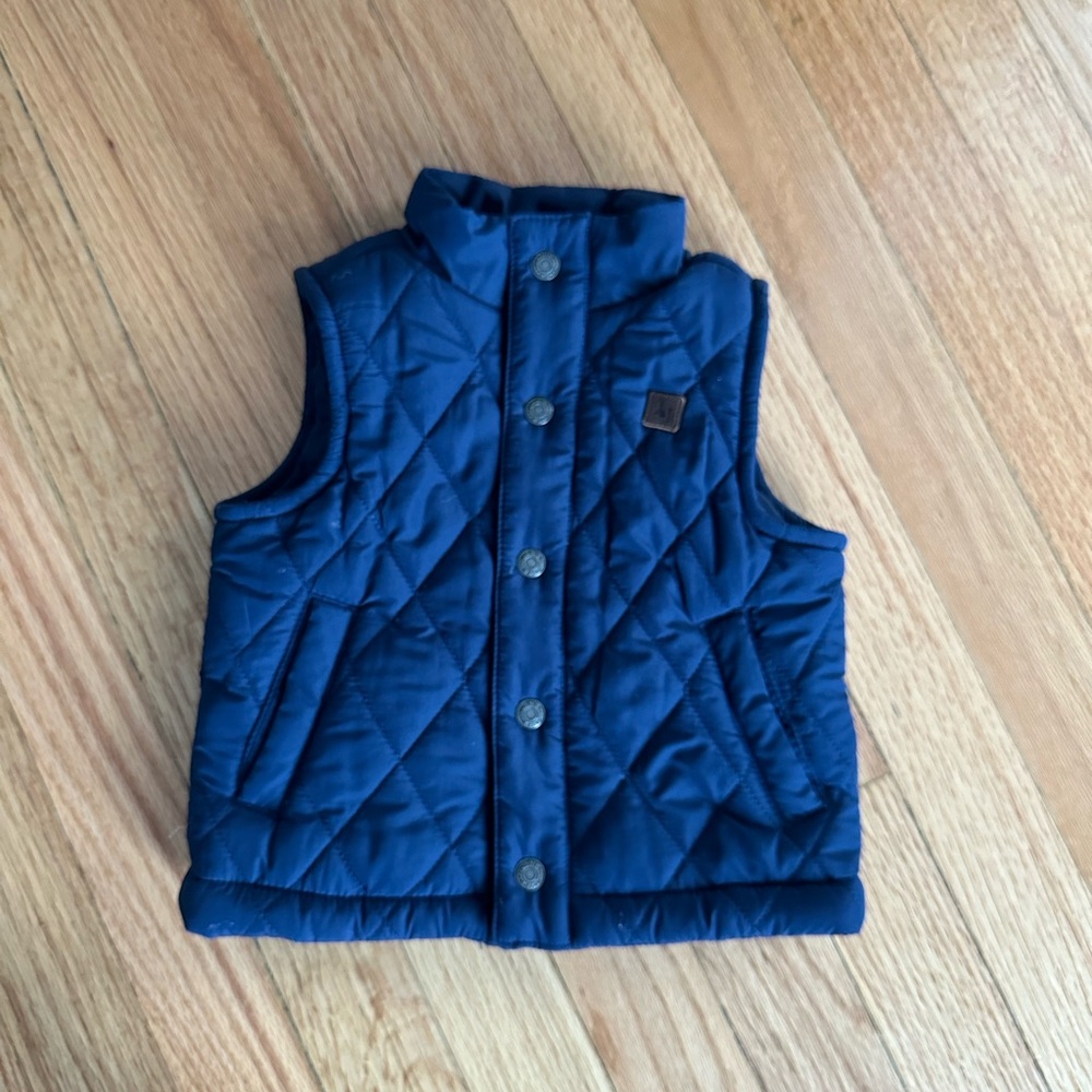 Janie and Jack quilted baby vest